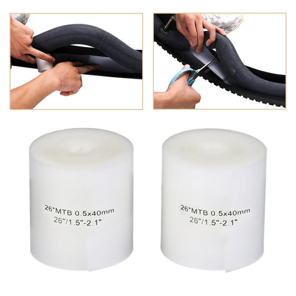 2Pcs Bike Tire Liner,AntiPuncture Inner Tube Protector Tyre Liner