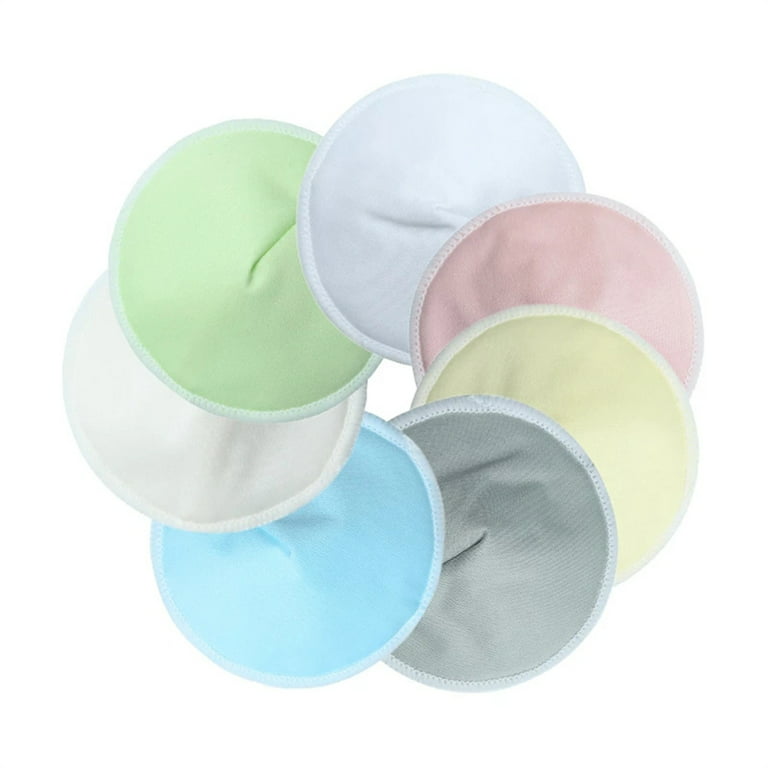 8Pairs Bamboo Nursing Pads Washable Breast Milk Pad Nipple Breastfeeding  Pads Reusable Maternity Cotton Pads Mat for Baby Feed