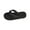 Black, variant on XIMIN Women's Arch Support Flip Flops Comfortable Soft Cushion Summer Outdoor Beach Thong Sandals Lightweight Quick Drying House Slippers Slip on Pillow Sandals (6, Black)