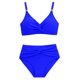 thumbnail image 4 of Traje de baño tankini de cintura alta dividido para mujer, color sólido, conservador y moderno, traje de baño de dos piezas para mujer, trajes de baño tankini para mujer, traje de baño de 2 piezas par, 4 of 7