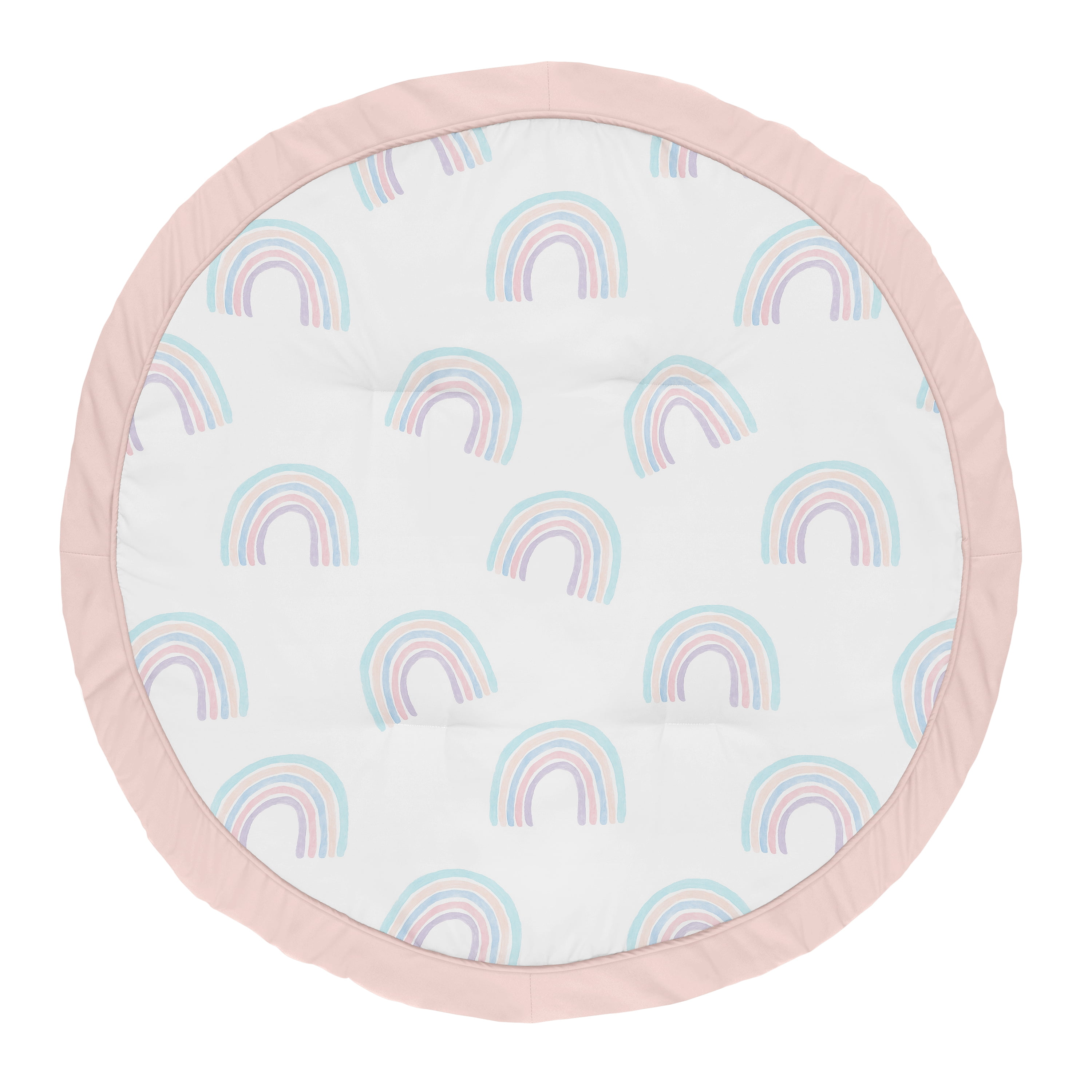 Pastel Rainbow Baby Play Mat by Sweet Jojo Designs
