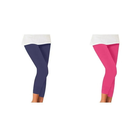 (2-Pack) 2025 New Womens Elastic Pleated Leggings Long Cotton Underwear Women Hanging Tendon Womens Pencil Vintage Bloomers for Women Pants Multi Size Work From Home Clothes Women Plus