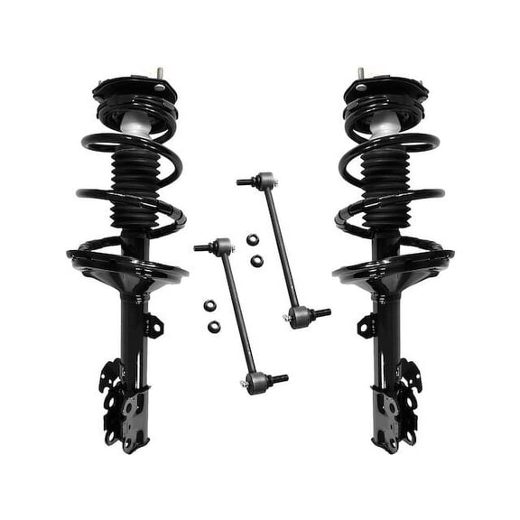 Front Strut Assembly and Sway Bar Link Kit - Compatible with 2004 - 2007 Toyota Highlander 2005 2006