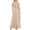 thumbnail image 2 of Eliza J womens  Halter Chiffon Gown, 14, Gold, 2 of 3