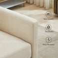 thumbnail image 3 of Tynzuro Set of 2 Mid-Century Swivel Accent Chairs with Pillow for Living Room, Chenille, Beige, 3 of 8