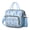 Sky-blue-33, variant on Cute Emperor Penguin Print Insulated Lunch Bag, Large Leakproof Lunch Cooler Tote with Snowflake and Winter Animal Patterns, Dual Compartments for Work or Picnic
