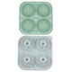 thumbnail image 1 of Moldes de silicona de 1 pieza con forma de balón de fútbol para cubitos de hielo,ideales para cócteles de whisky. Bandejas grandes para cubitos de hielo con tapa para congelador (verde). Rkxzt, 1 of 8