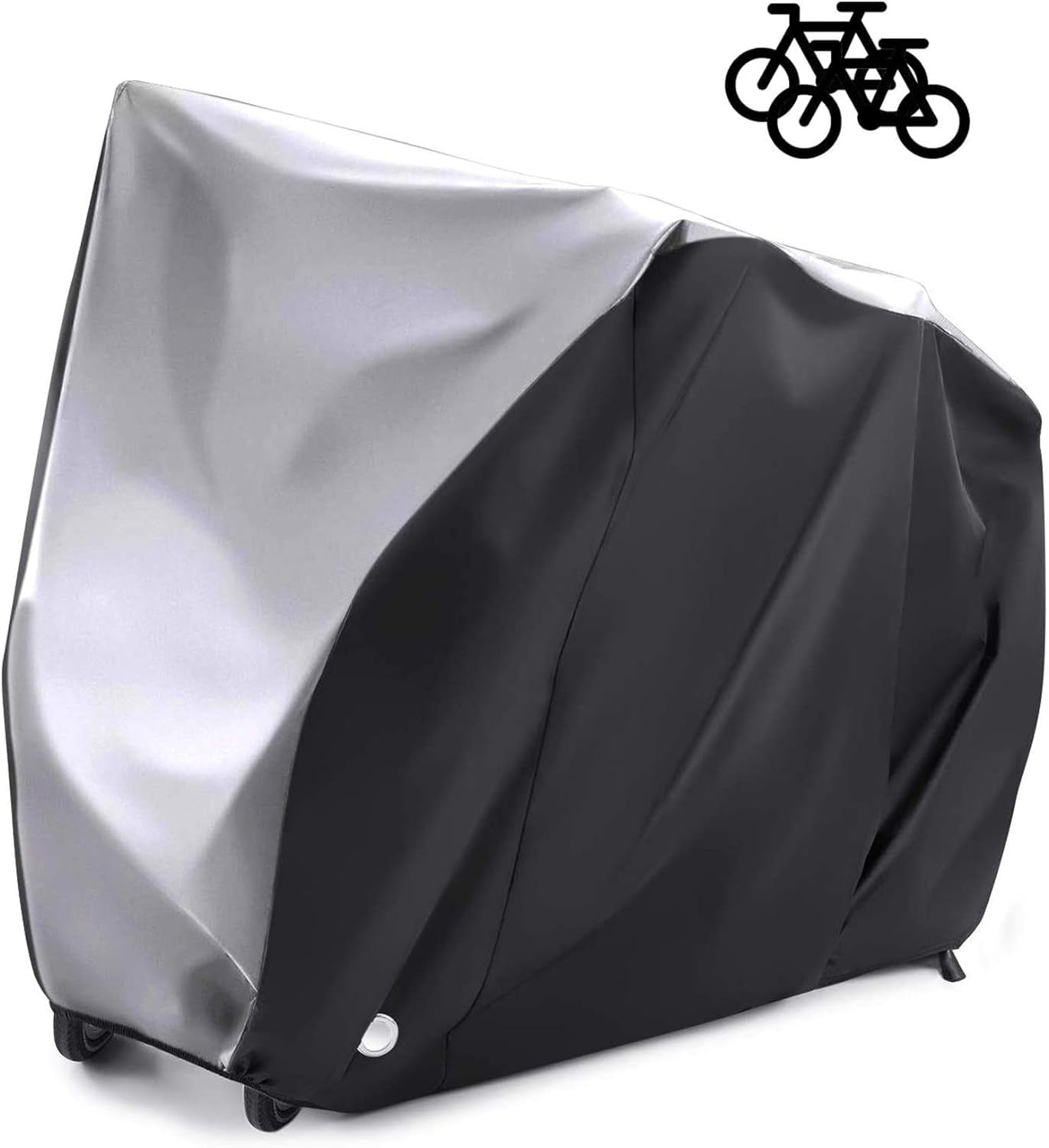 Keyless4U Motorcycle Cover With Keyholes - 210D Waterproof, Fits Up To 96", Includes Storage Bag