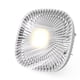 thumbnail image 1 of Ventilador de camping recargable por USB Ventilador colgante de 4 velocidades con luz LED Abanopi Blanco, 1 of 7
