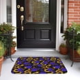 thumbnail image 5 of Pofeuu Golden Snake And Purple Rose Print Hem Mat 40x60 - Multipurpose Doormat for Indoor & Outdoor Use - Welcome Your Guests with our Entrance Mat, 5 of 6