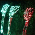 thumbnail image 2 of PENGXIANG Halloween Decorations Lighted Skeleton Arm Stakes 2PCS 100 LED Skeleton Hand Stakes Waterproof Battery Operated Light Up Holiday Party Home Yard Indoor Outdoor Decor, 2 of 7
