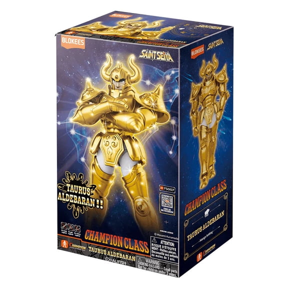 Figura Armable Coleccionable Blokees Saint Seiya Champion Class Aldebaran de Tauro