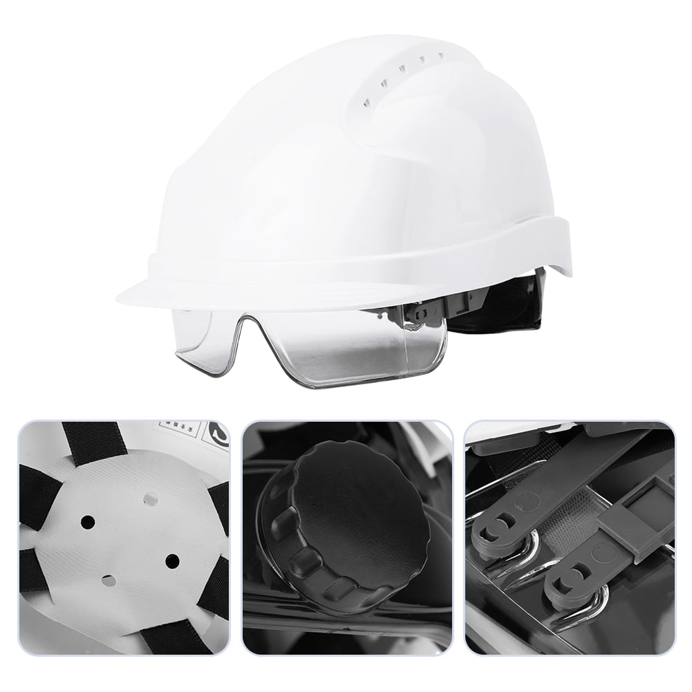 hard hat with built in visor