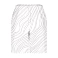 thumbnail image 4 of LIBRCLO Swim Trunks for Men Thin Quick Dry Hawaiian Bathing Suits Swimwear Elastic Waist Swimsuits Summer Beach Board Shorts White 4XL, 4 of 5