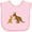 AD-Pink, variant on Inktastic Kangaroo Family Boys or Girls Baby Bib
