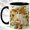 Black, variant on Sunflower Witch Ghost Coffee Mug, Rustic Fall Mug, Ceramic 11 oz