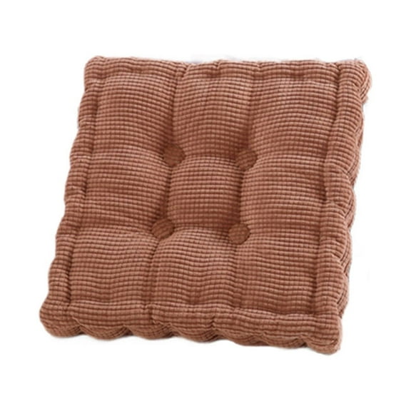 Aihimol Chair Cushion Solid Color Seat Cushion Thickened Soft Corduroy Cotton Filled Chair Cushion Suitable for Kitchen Dining Chair Patio Cushion Weather and Fade Resistant