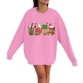 thumbnail image 1 of My Day Grinch Chandail en Molleton Femme Grande Taille Mode Décontractée Imprimé de Noël Manches Longues Col Rond Chandail Ample Chandails en Molleton Grinch Imprimé Chandails en Molleton, S, 1 of 4