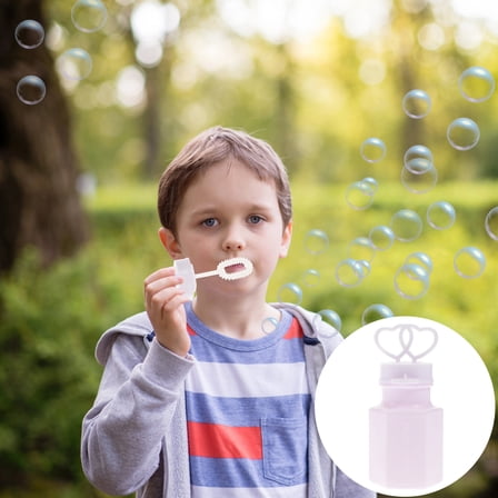 MLINS 24Pcs Wedding Decorations For Tables Using Heart Design Bubble Makers