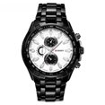 thumbnail image 4 of Reloj suizo para hombre, correa de acero inoxidable, reloj de cuarzo de alta calidad a la moda, 4 of 5