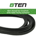 thumbnail image 3 of 8TEN Drive Belt for John Deere TCU29452 Z710A Z910A Z920A 48 inch 810-CBL2654T, 3 of 4