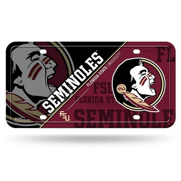 Florida State Seminoles Metal License Plate