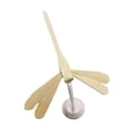 thumbnail image 4 of Fiocias Bamboo Dragonfly Toy Flying Dragonfly Hand Helicopter Propeller DIY Assembly Toy for Kids Physical And Cognitive Development Suitable for Family Recre S round base, 4 of 8