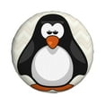 thumbnail image 2 of ZNDUO Cartoon Antarctic Penguin Pattern Spare Tire Cover, Universal Fit for Jeep Trailer RV SUV Camper Vehicle Waterproof Dust Tire Cover 14 inch, 2 of 8