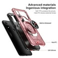 thumbnail image 4 of Spy Case for AT&T Maestro 3 Case with Tempered Glass Screen Protector Ring Kickstand Phone Case Cover Compatbile with Magnectic Car Mount - Rose Gold, 4 of 7