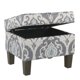 thumbnail image 4 of Otomana de almacenamiento HomePop K7646-A750 de tela azul Suri, 4 of 9