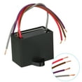 thumbnail image 4 of Capacitor de ventilador de techo CBB61, 1 set 4.5+6+6uF 250VAC 4 cables con interruptor de ventilador de 3 velocidades, 4 of 6