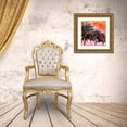 thumbnail image 3 of Nall, Skip 26x26 Gold Ornate Wood Framed with Double Matting Museum Art Print Titled - Hifi Palms I, 3 of 4