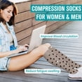 thumbnail image 3 of Elastic Socks Compression Socks Calf Socks Sports Socks Men and Women Sport Running Compression Socks, 3 of 9