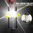 thumbnail image 2 of 4 Pack Lantern Camping Essentials Lights, Battery Powered Collapsible Lanterns Flashlights with Red Strobe/SOS, Magnetic Base, for Power Outages, Hurricane, Tent Lights for Emergency, 2 of 7
