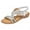 Silver, variant on Elegant Women's Sandals Beach Wedge Sandals for Women Women's Sandals Summer Casual Bling Flower Sandals for Women Designer Sandals for Women Flat Footwear for Ladies Sandals Women Dressy