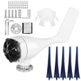 thumbnail image 2 of Wind Generator, Beautiful Look Small Wind Turbines, Low Vibration 12M / S For Automatic Adjustment Of Wind Direction Angle -40 Degrees Celsius -80 Degrees Celsius  5Pcs Nylon Fiber, 2 of 8