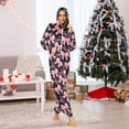 thumbnail image 5 of joogoo Pink Bows Unisex Adults Onesies Pajamas Jumpsuits L, 5 of 7