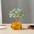 thumbnail image 5 of Yvsxxv 1 Green Citrine Money Tree Figurines & Knick-Knacks Crystal Tree Desktop Decor for Home Office Room, 5 of 7
