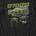 thumbnail image 3 of Star Wars The Mandalorian And Grogu Little Bounty Collage Men's T Shirt (Black, S-XXXL), 3 of 4