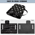 thumbnail image 5 of Yuyamidu Black American Flag Golf Cart Seat Covers with Pockets Patriotic Golf Cart Seat Towel Blanket for Club Car Seats Covers Accessories, 4th of July, 5 of 8