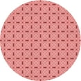 thumbnail image 1 of Ahgly Company Indoor Round Patterned Pastel Pink Area Rugs, 5' Round, 1 of 6