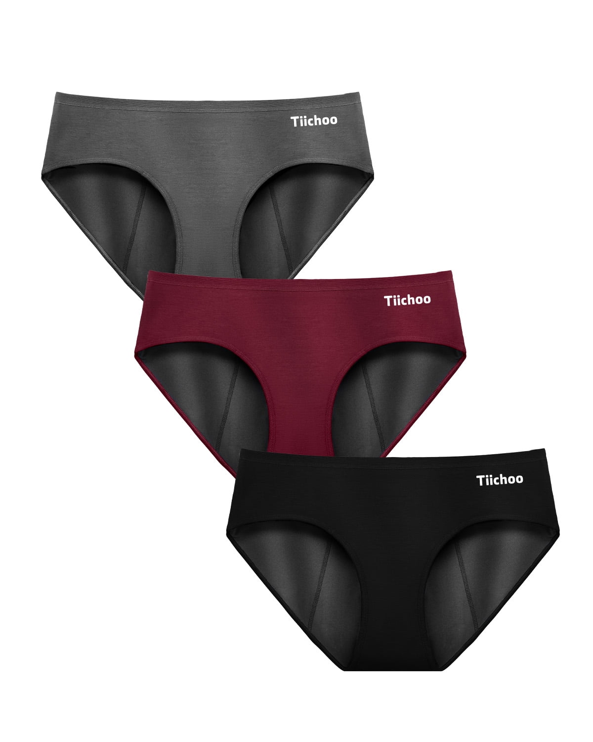  TIICHOO Leakproof Underwear For Women Hipster Period Panties  Heavy Flow Absorbent Menstrual Underwear 1 Pack
