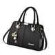 thumbnail image 5 of Bolso de mano para mujer con bandolera de moda, bolso bandolera grande con cremallera Negro, 5 of 8