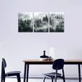 thumbnail image 4 of Black and white Abstract canvas Wall Art for living room Canvas Prints Artwork bathroom Wall Decor Abstract Mountain geometric Watercolor painting 3 Pieces bedroom wall decorations Home Decor, 4 of 5