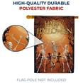 thumbnail image 4 of America Forever Dancing Skeletons House Flag 28 x 40 inches Happy Halloween Double-Sided Flags for Outdoor Decoration Holiday Yard Outdoor Decorative Double Sided Spooky Haunted House House Flag, 4 of 5