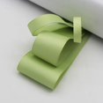 thumbnail image 1 of Cinta de grogrén de musgo verde para embalaje de regalo, decoración de fiesta de Navidad, lazos artesanales hechos a mano, 5 yardas/lote, 1 of 4