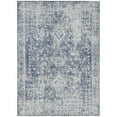 thumbnail image 2 of Addison Rugs Chantille Indoor/Outdoor Traditional Global Navy Washable Rectangle Rug, 5' x 7'6", 2 of 6