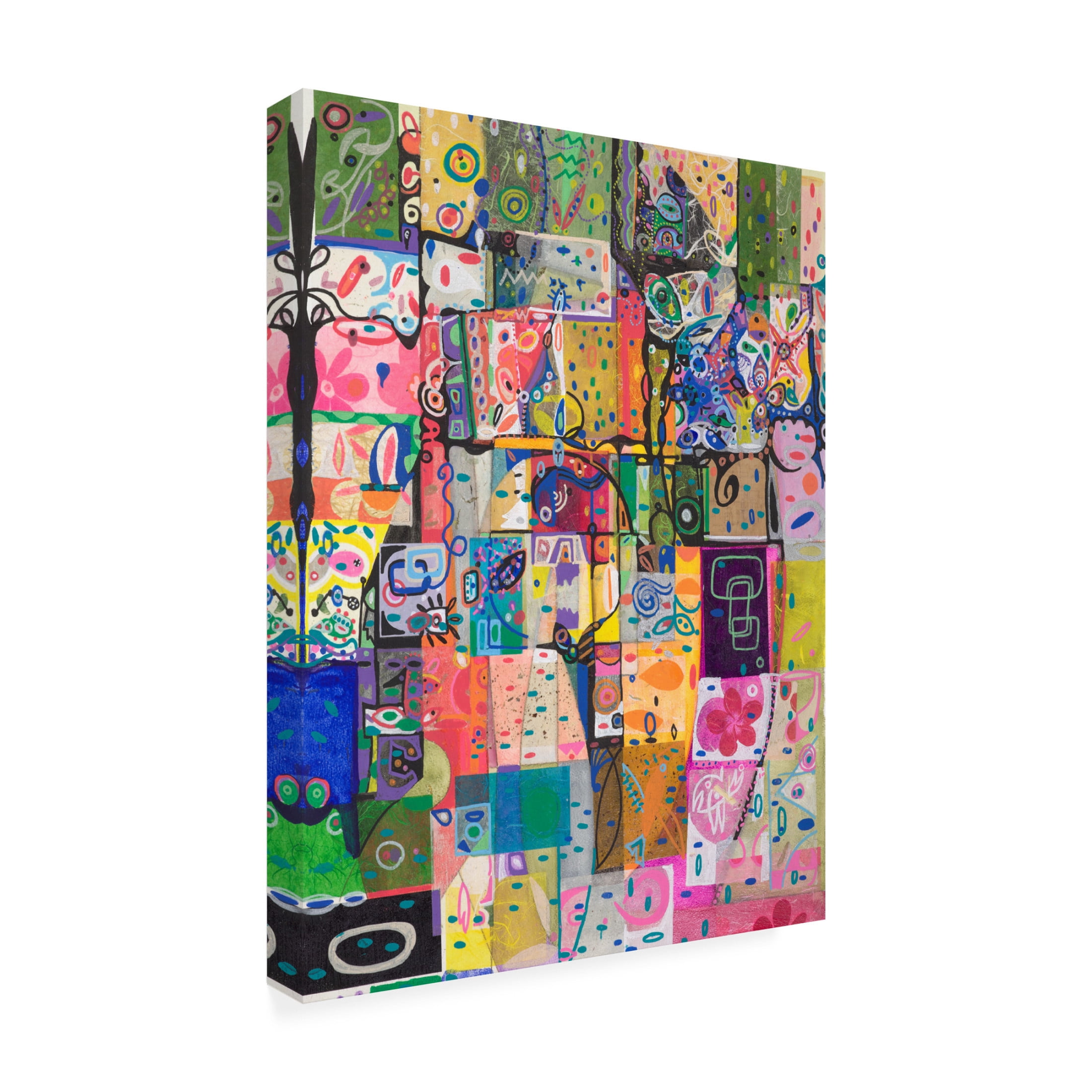 Canvas Wall Art - Ellen Kossoff 'Shaker' Wall Art for Living Room, Bedroom, or Office Décor by Trademark Fine Art - 14 x 19 Inches