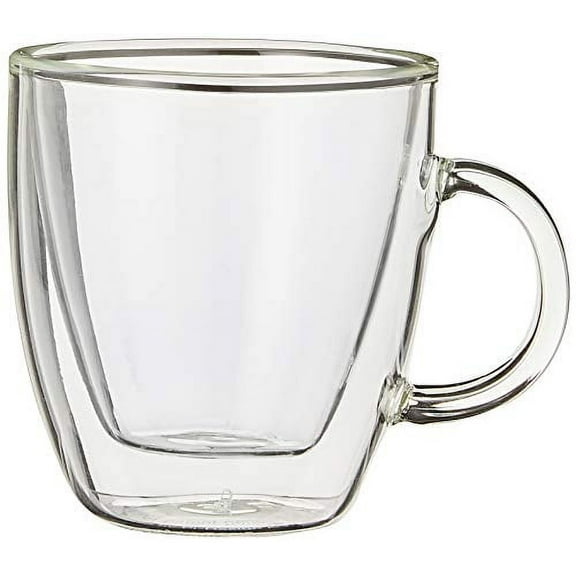 Bodum Bistro Double-Wall Insulated Glass Espresso Mugs, Set of 2