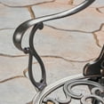 thumbnail image 3 of Fisher Outdoor Cast Aluminum Dining Chair, Set of 2, Shiny Copper, 3 of 6